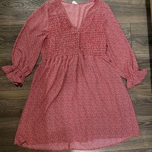 Red Cheetah Print Sundress